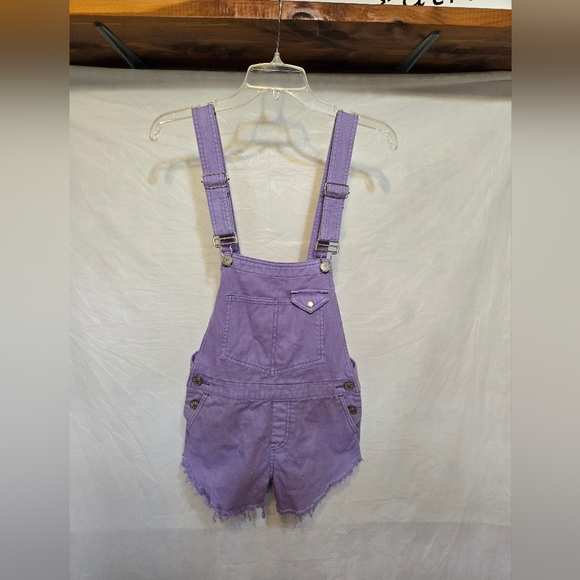 BDG Pants - BDG Women's Purple Short Overalls